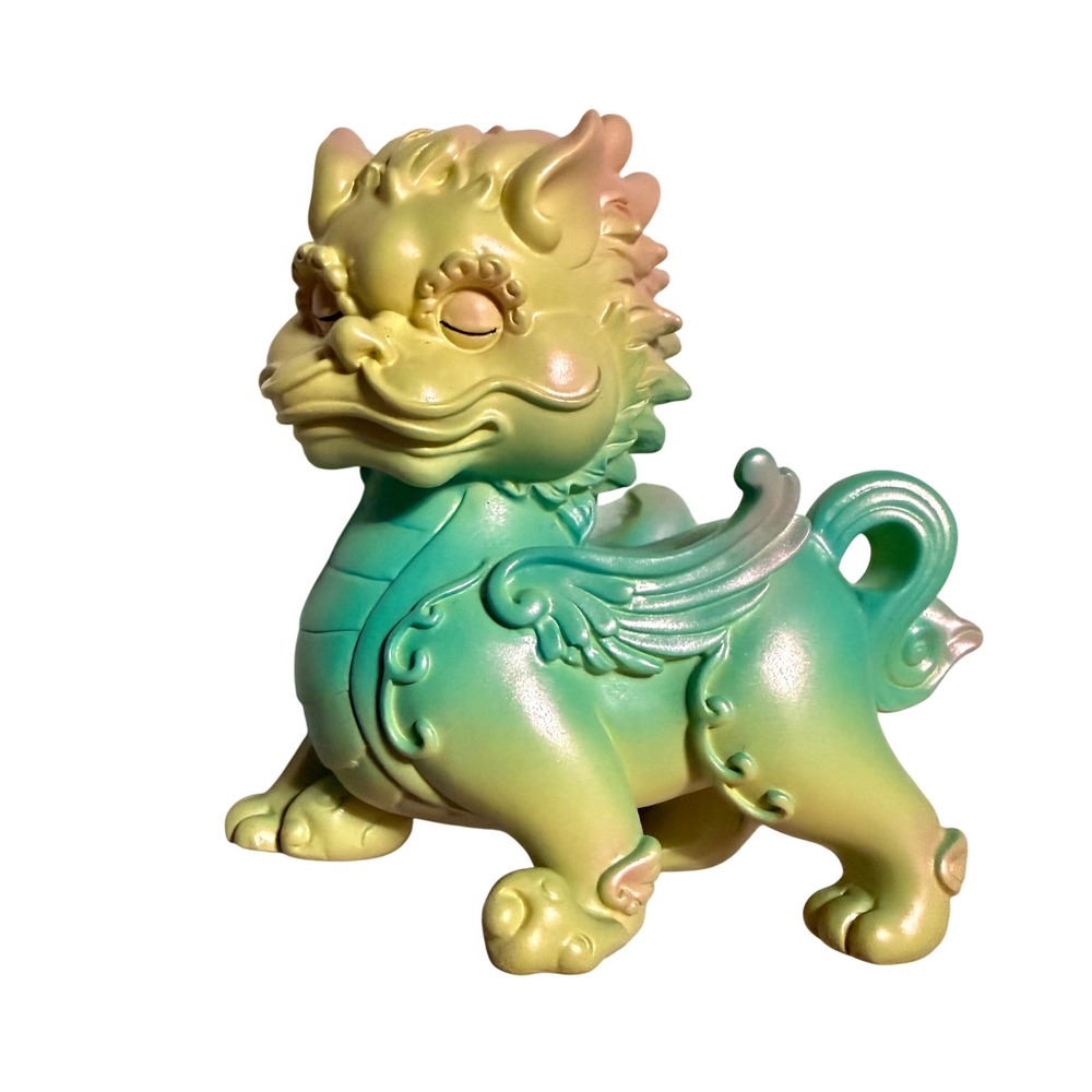Ancient Beast Blind Box Chinese Dragon Pastel Gradient Figurine Guardian Toy